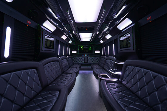 mid sized limo bus
