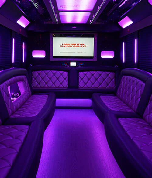 mid-sized limo bus